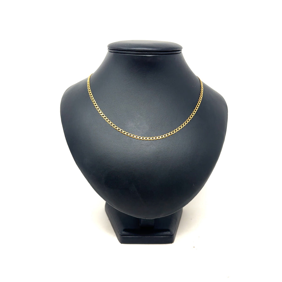 9ct Yellow Gold Curb Chain (20")