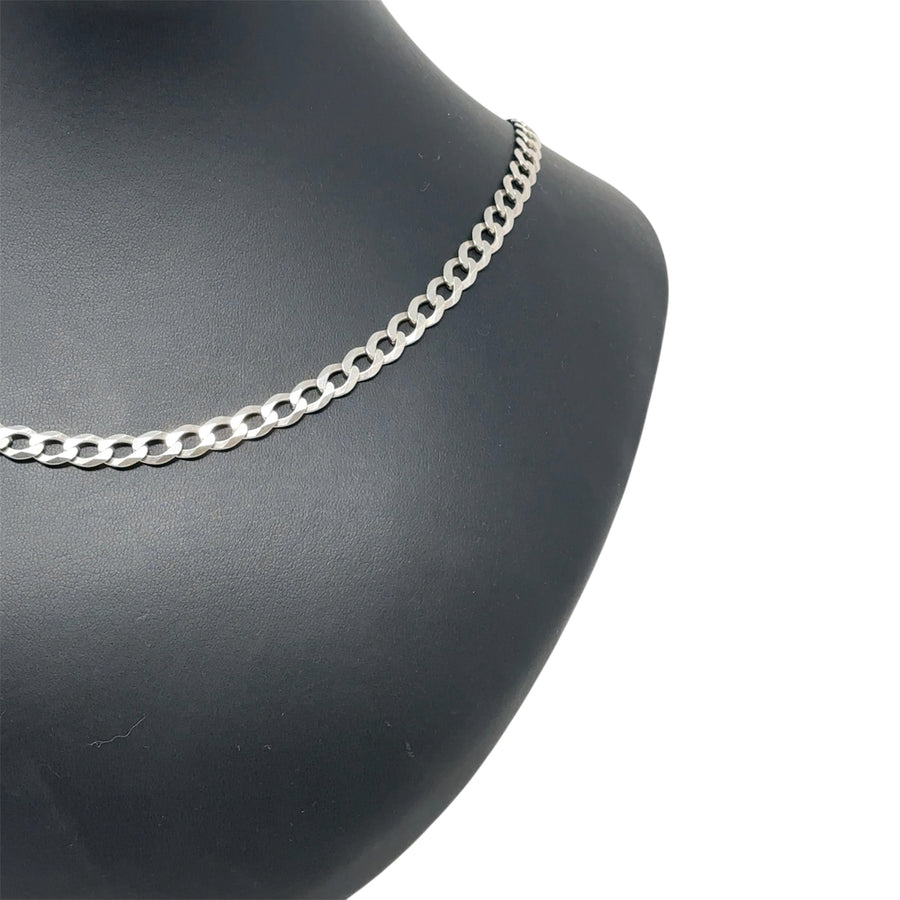 Sterling Silver Curb Chain (36")
