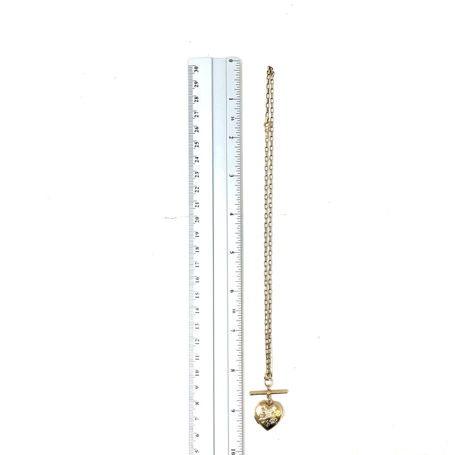 9ct Yellow Gold Special Grand Daughter Locket Necklace (19")