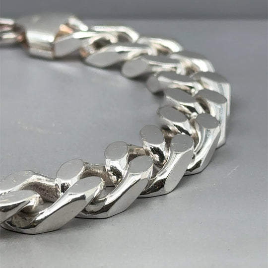 Sterling Silver Curb Bracelet