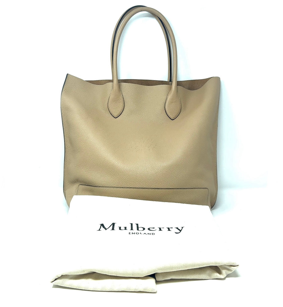 Pre-Owned Calf Skin Leather Blossom Mulberry Tote Bag
