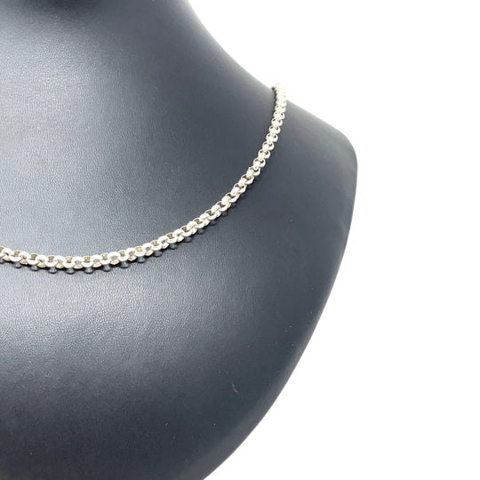 Sterling Silver Belcher Chain (28")