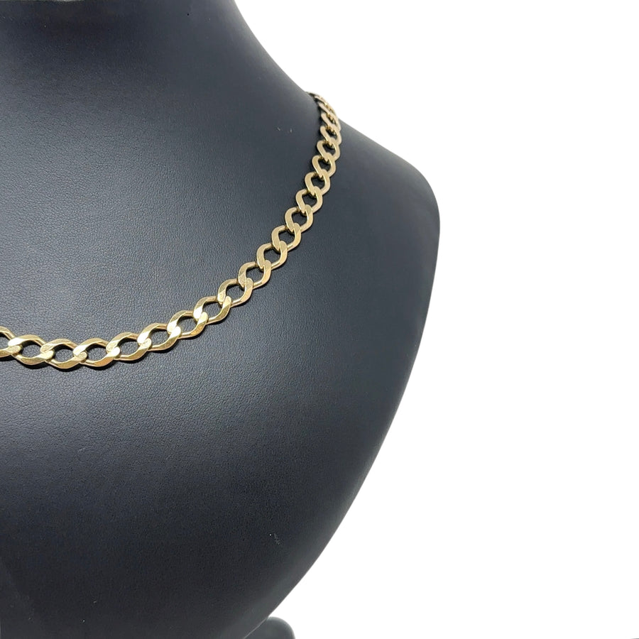 9ct Yellow Gold Curb Chain (24")