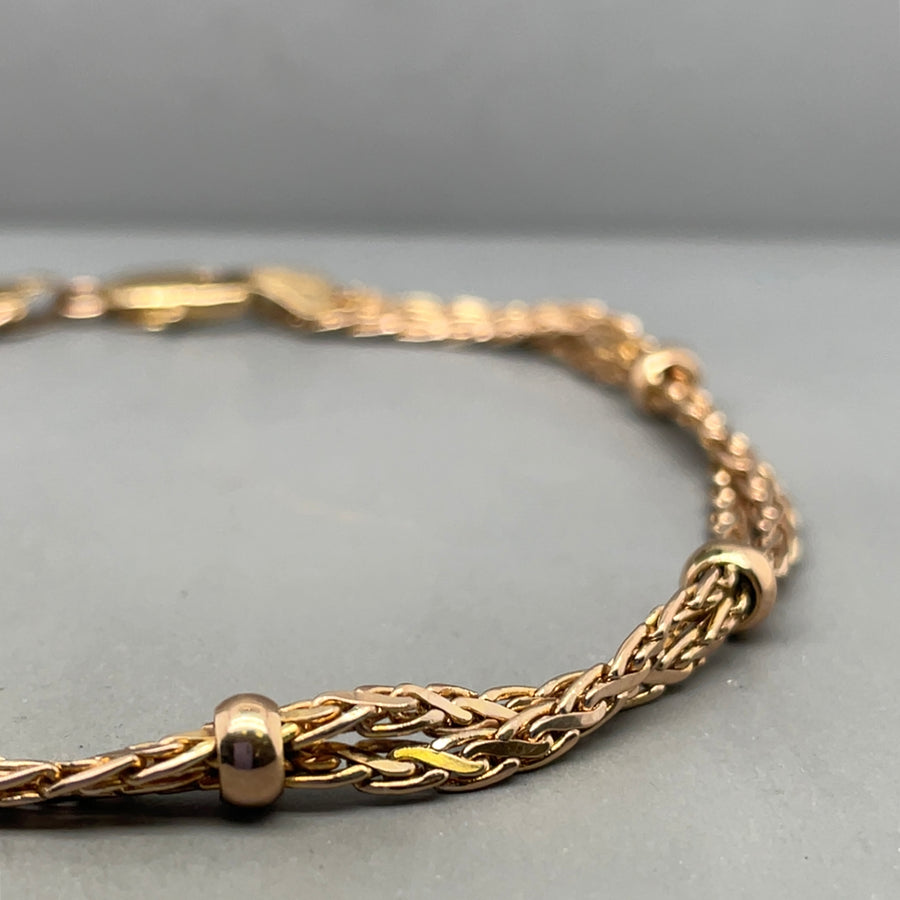 9ct Yellow Gold Fancy Twist Bracelet