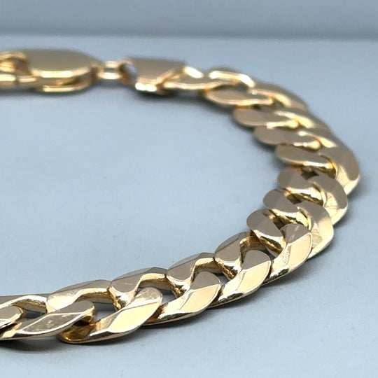 9ct Yellow Gold Curb Bracelet