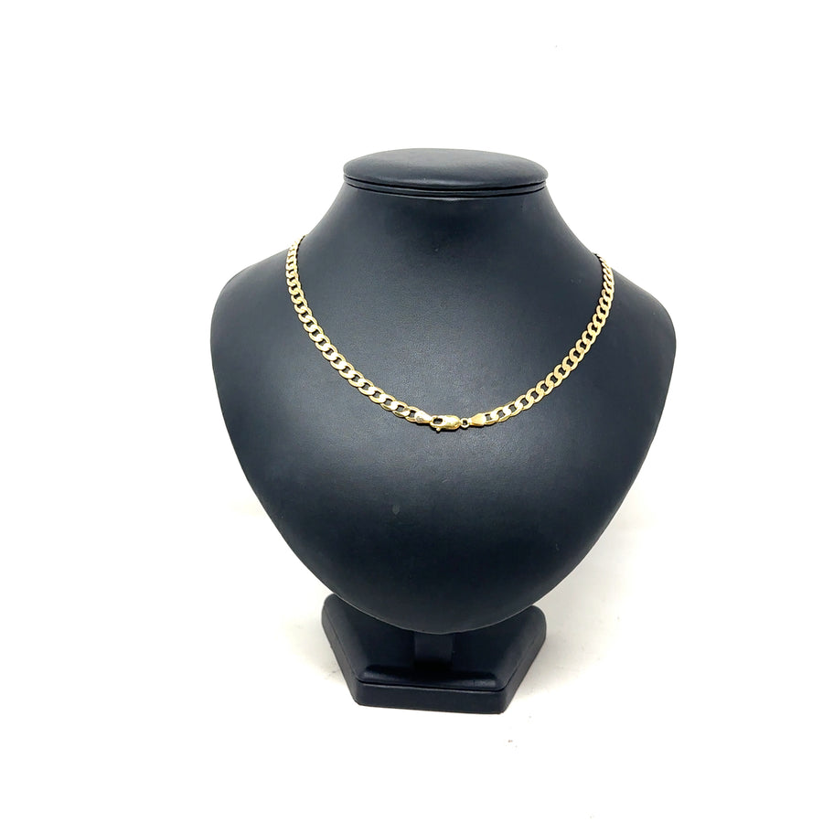9ct Yellow Gold Curb Chain (21")