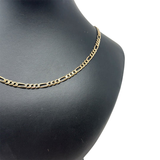 9ct Yellow Gold Figaro Chain (20")