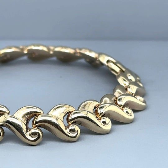 9ct Yellow Gold Fancy Link Bracelet