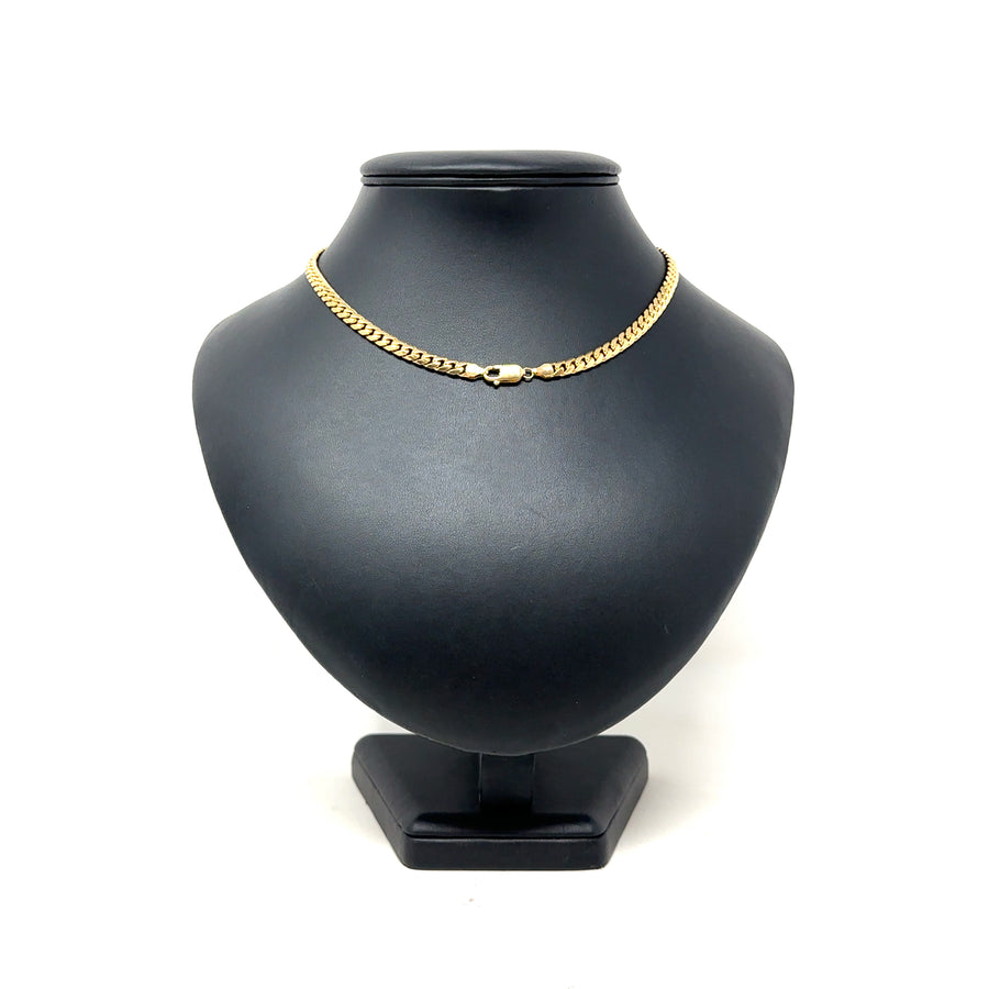9ct Yellow Gold Curb Chain (15")