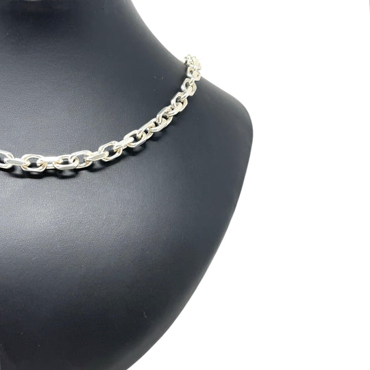 Sterling Silver Cable Link Chain (21")