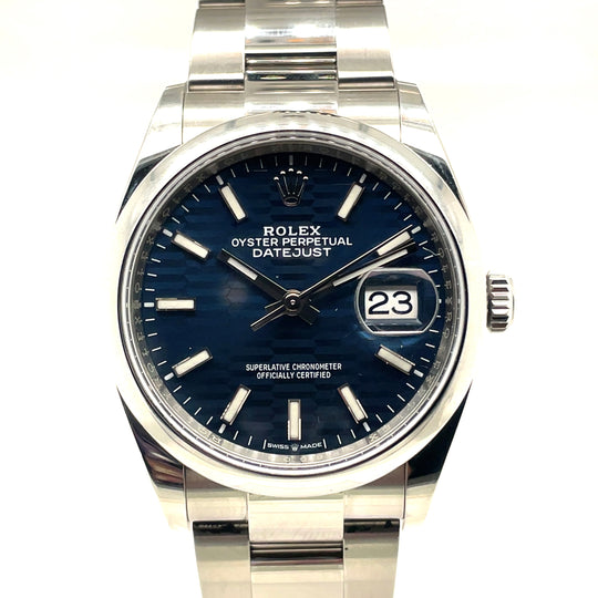 Pre-Owned Stainless Steel Datejust Rolex (Gents)