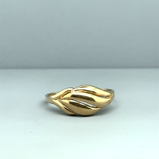 9ct Yellow Gold Fancy Ring - Size S