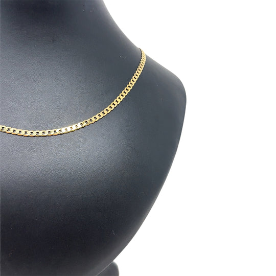 9ct Yellow Gold Curb Chain (20")