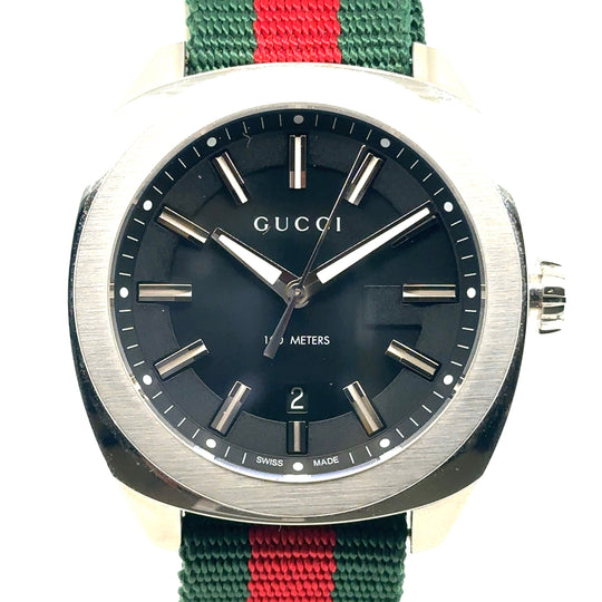 Pre-Owned Stainless Steel and Nylon Strap Dive Gucci Watch (Gents)