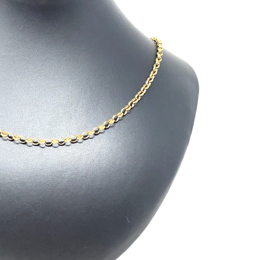 9ct Yellow Gold Belcher Chain (24")