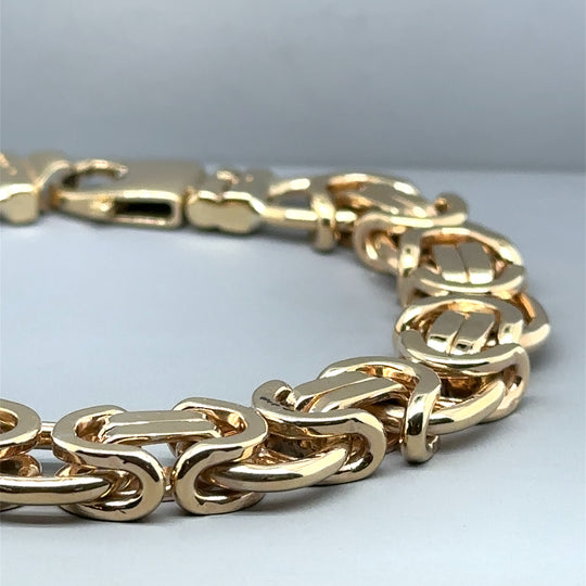 9ct Yellow Gold Fancy Link Bracelet