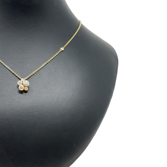 18ct Yellow Gold Boodles Diamond Necklace (c. 1.60ct) (18")