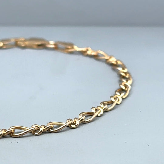 9ct Yellow Gold Fine Fancy Link Bracelet