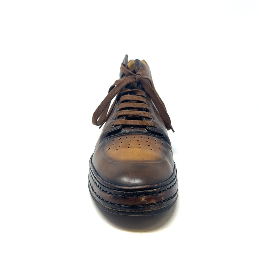 Pre-Owned Leather Brown Berluti Boots - UK Size 12 (EU 47)