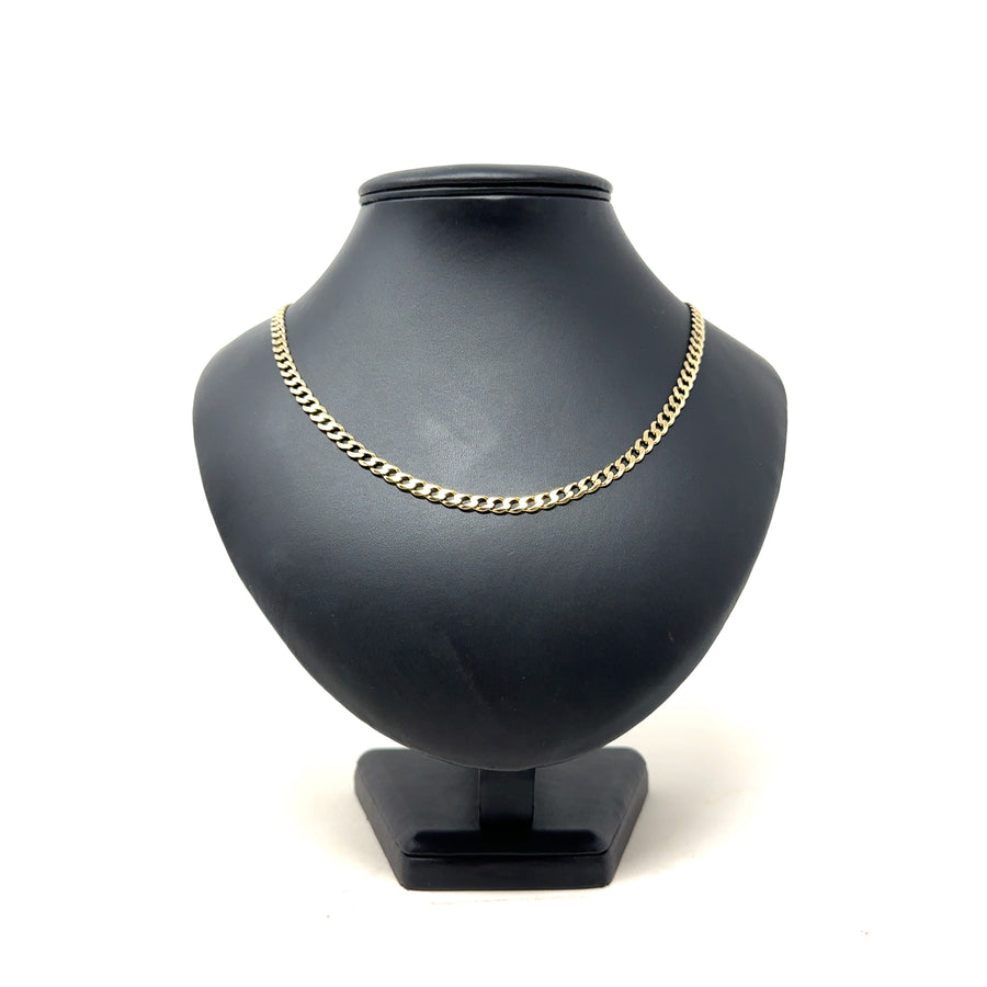 9ct Yellow Gold Curb Chain (24")