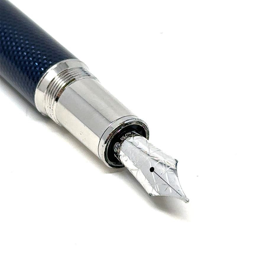 Pre-Owned Montblanc Blue Hour Meisterstuck Le Grand Fountain Pen