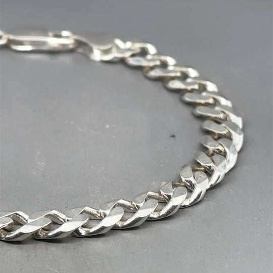 Sterling Silver Curb Bracelet