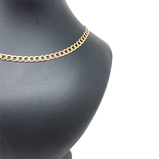 9ct Yellow Gold Curb Chain (20")