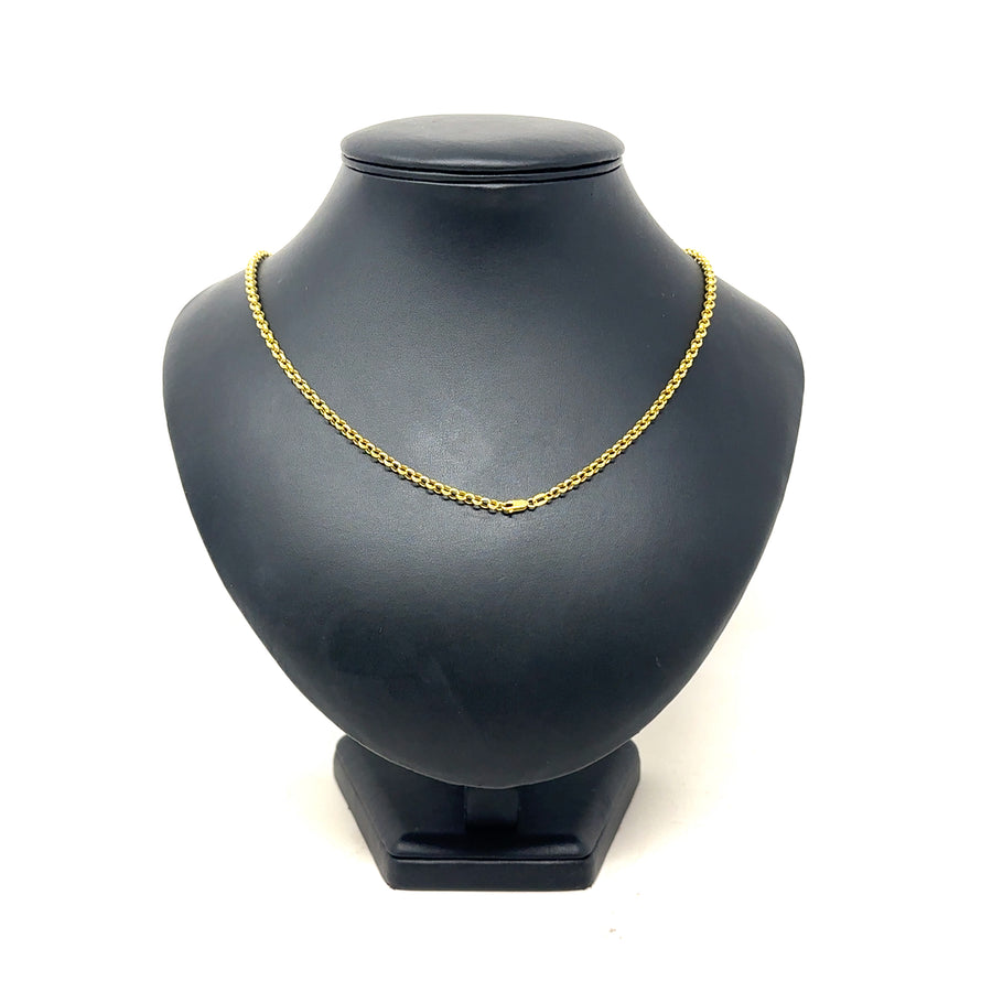 9ct Yellow Gold Belcher Chain (22")