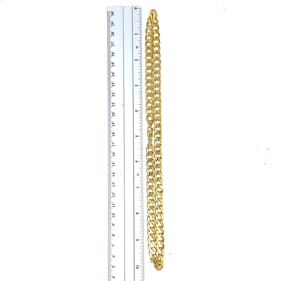 9ct Yellow Gold Curb Chain (20")