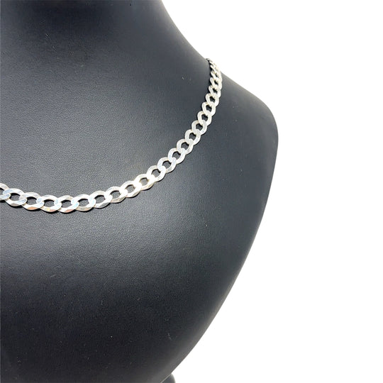 Sterling Silver Curb Chain (20")