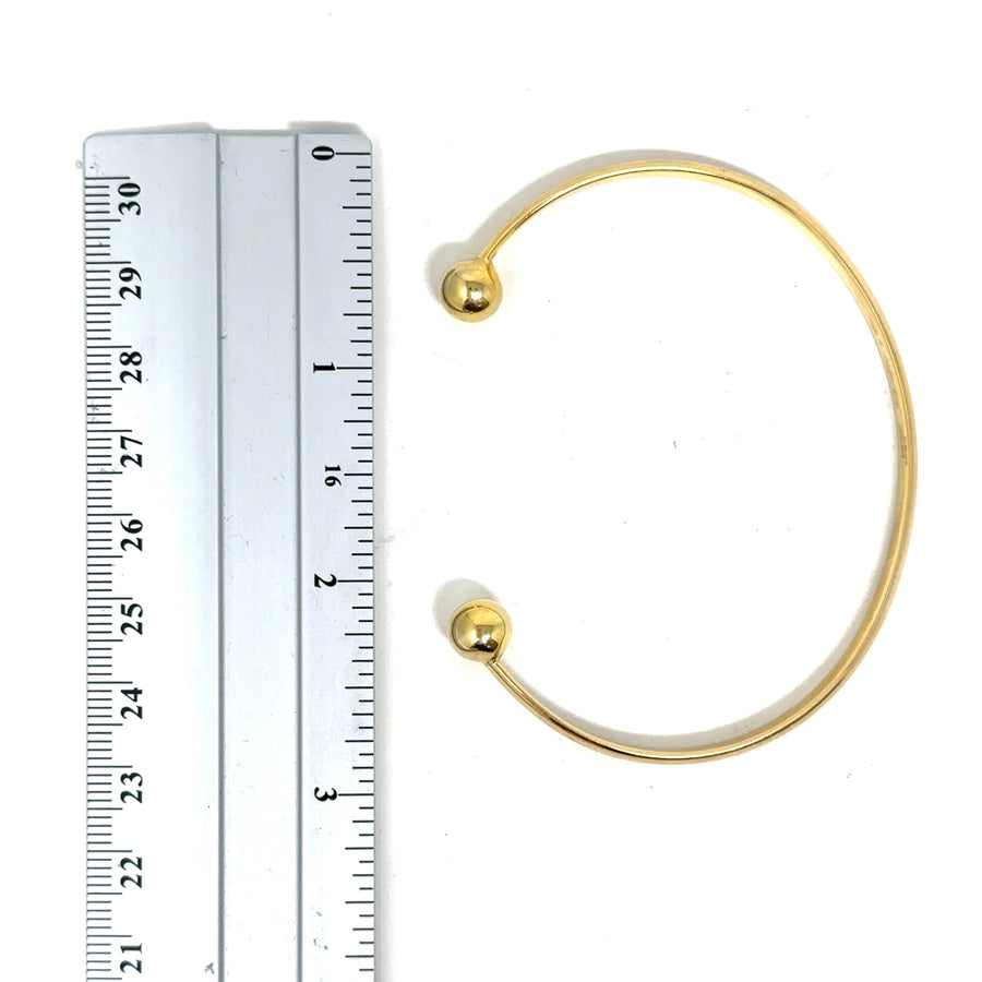 9ct Yellow Gold Torque Bangle