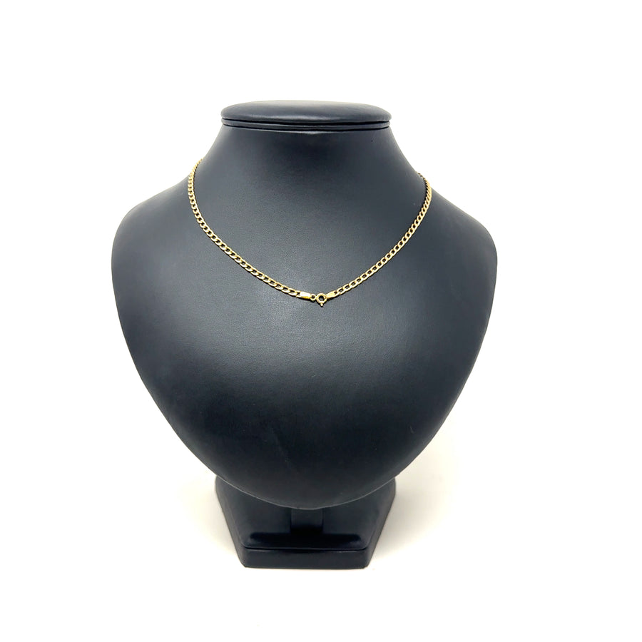 9ct Yellow Gold Curb Chain (30")
