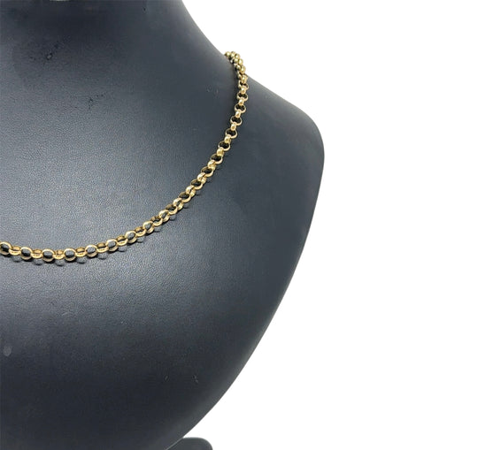 9ct Yellow Gold Belcher Chain (20")