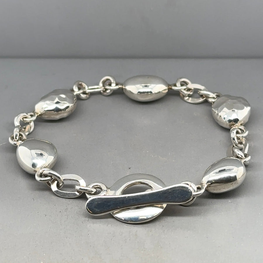 Sterling Silver Pebble Link Bracelet NEW!