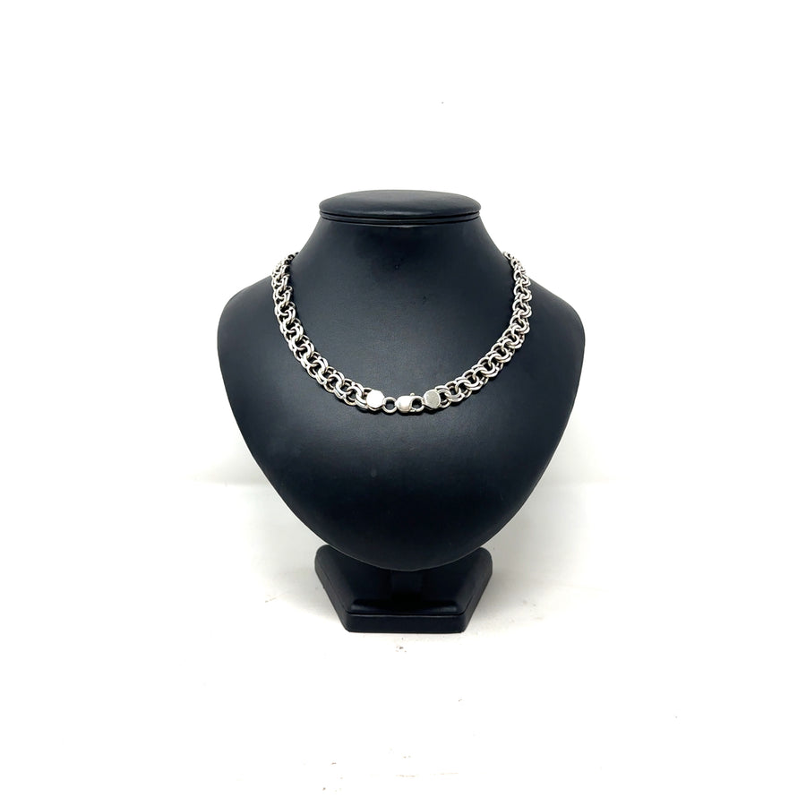 Sterling Silver Fancy Link Chain (20")