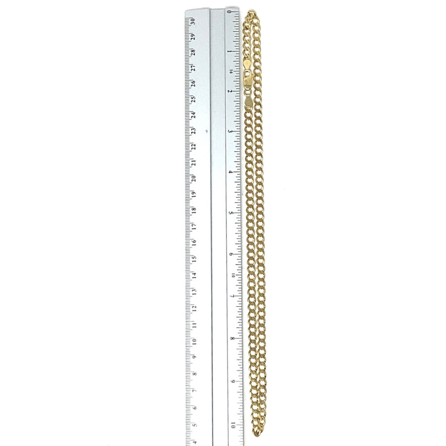 9ct Yellow Gold Curb Chain (20")