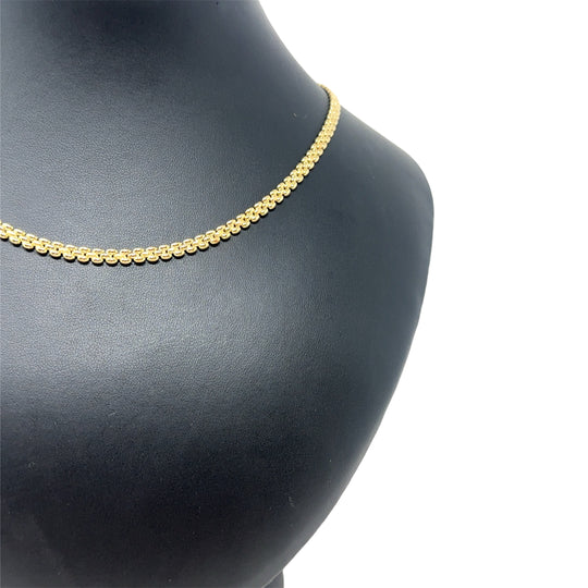 14ct Yellow Gold Fancy Necklace (15")