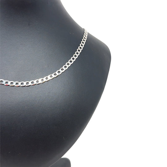 Sterling Silver Curb Chain (22")