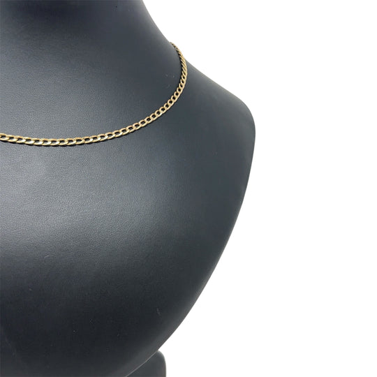 9ct Yellow Gold Curb Chain (30")