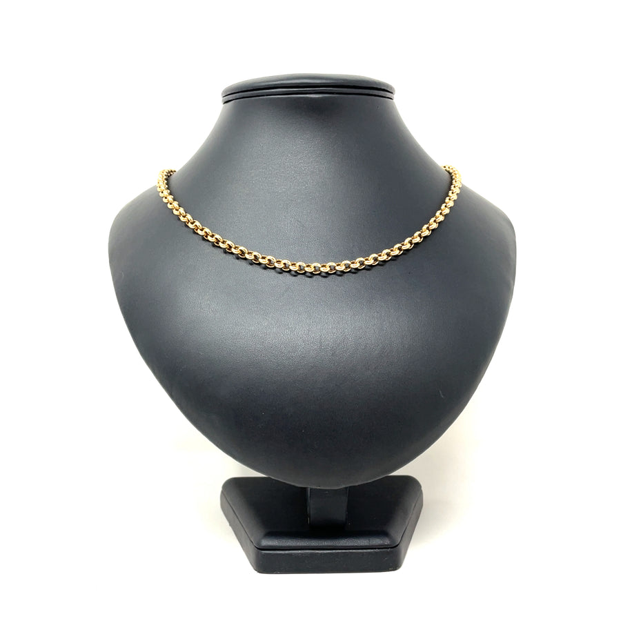 9ct Yellow Gold Belcher Chain (22")