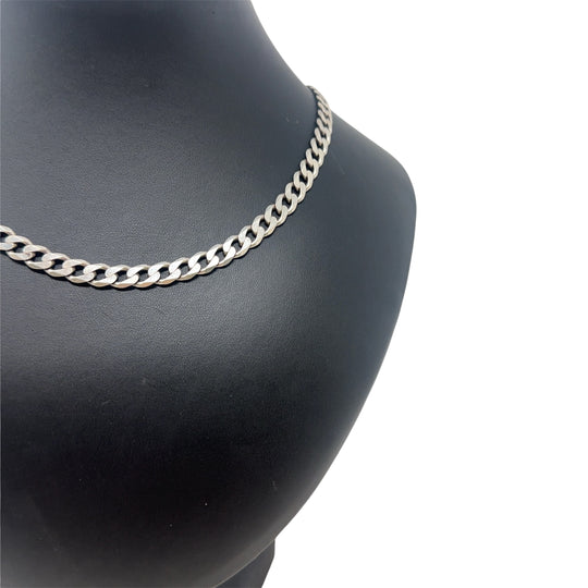 Sterling Silver Curb Chain (21")