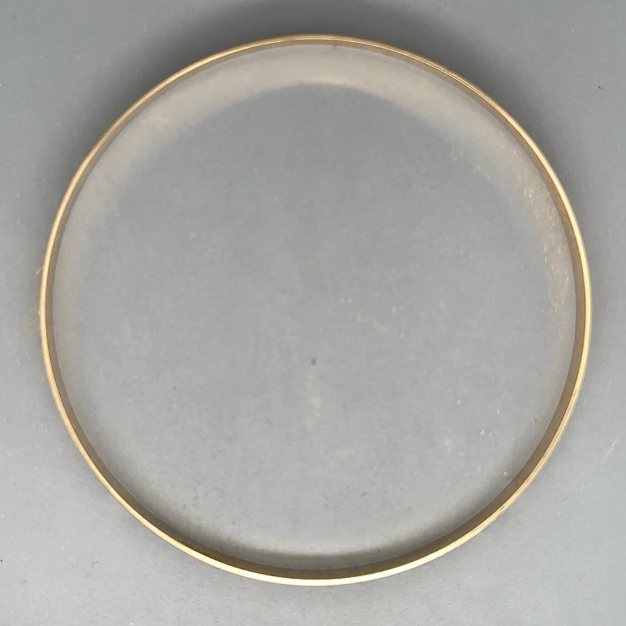 9ct Yellow Gold Patterned Bangle