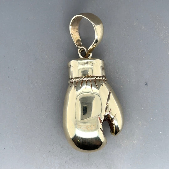 9ct Yellow Gold Large Boxing Glove Pendant
