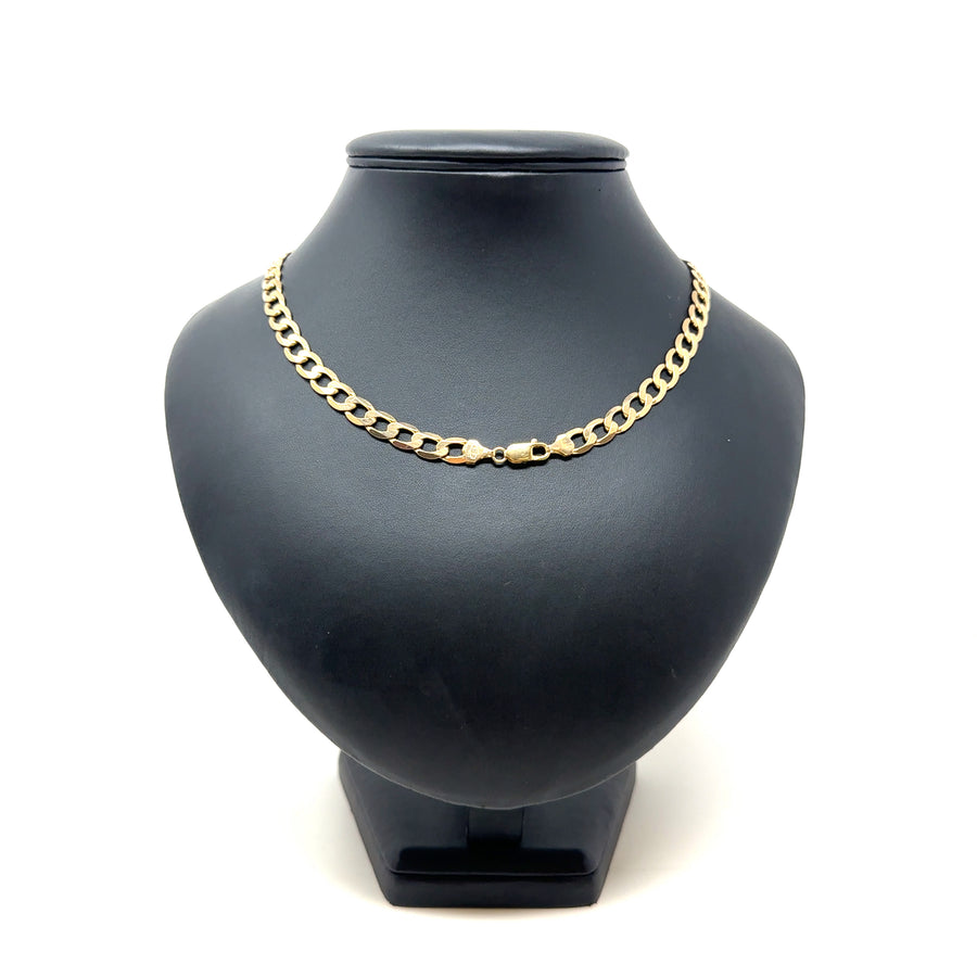 9ct Yellow Gold Curb Chain (20")