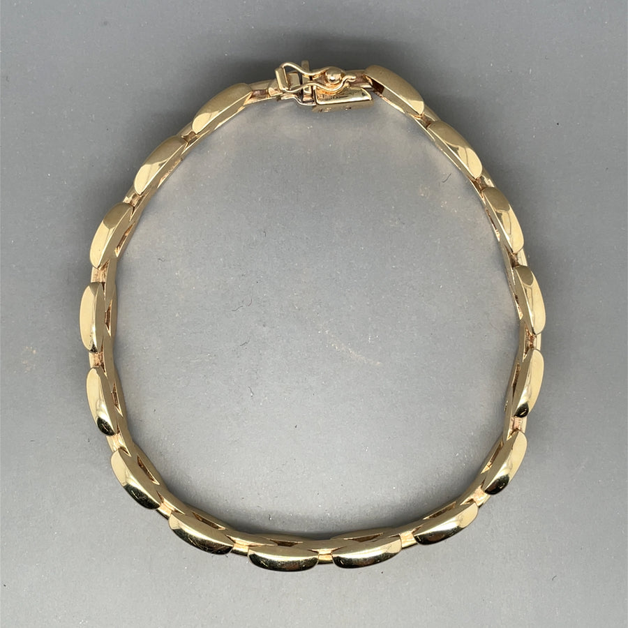 9ct Yellow Gold Fancy Link Bracelet