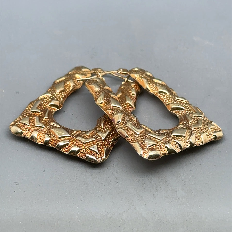9ct Yellow Gold Hoop Earrings