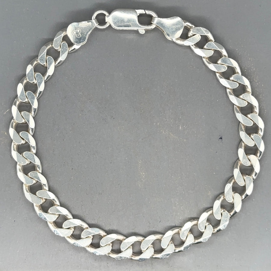 Sterling Silver Curb Bracelet