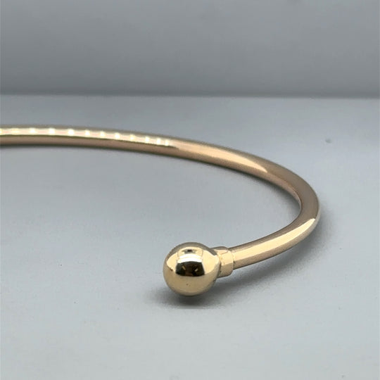 9ct Yellow Gold Torque Bangle