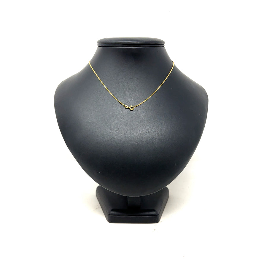 18ct Yellow Gold Ruby and Diamond Pendant and Chain (17")