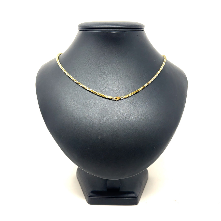 9ct Yellow Gold Fancy Link Chain (20")